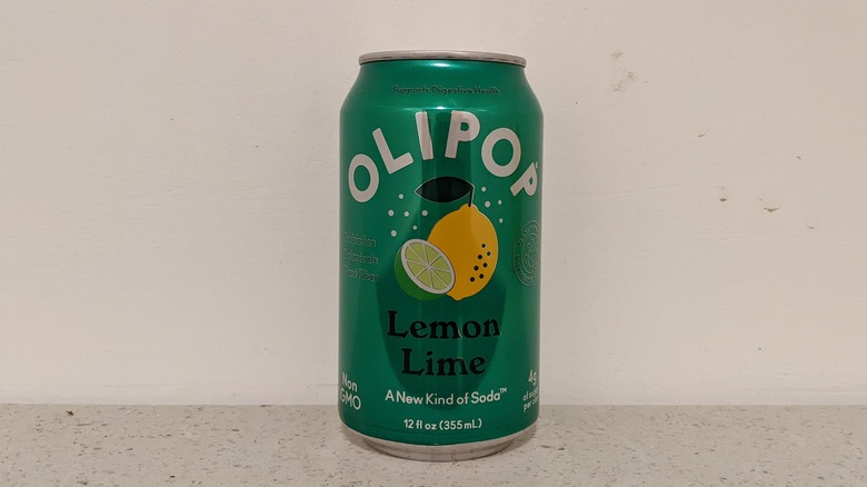 Olipop Lemon Lime soda can