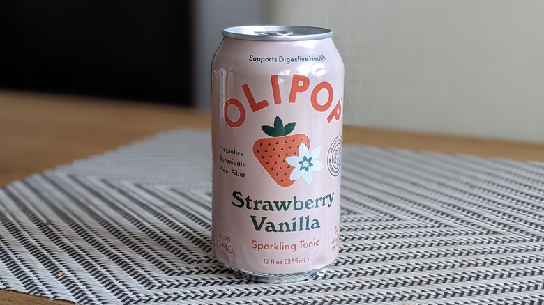 Olipop Strawberry Vanilla can