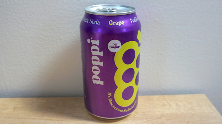 Grape Poppi soda