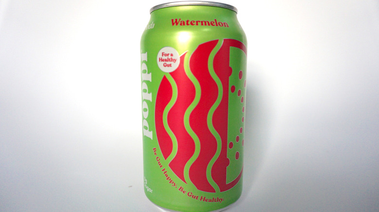 Watermelon Poppi soda