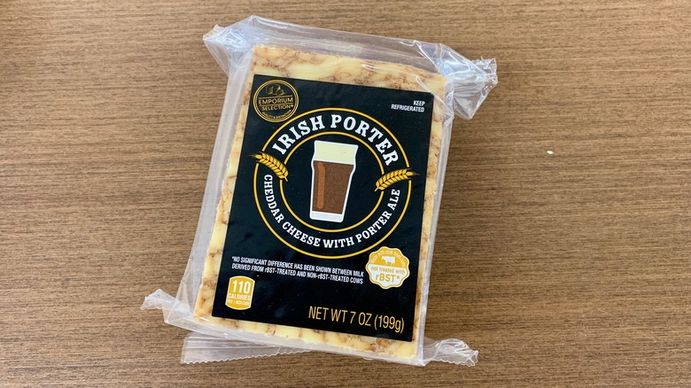 Aldi Porter Cheese on Table