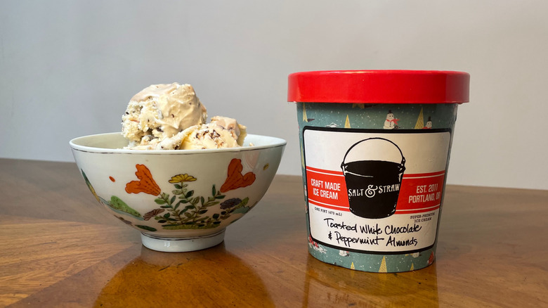 Salt & Straw chocolate peppermint ice cream