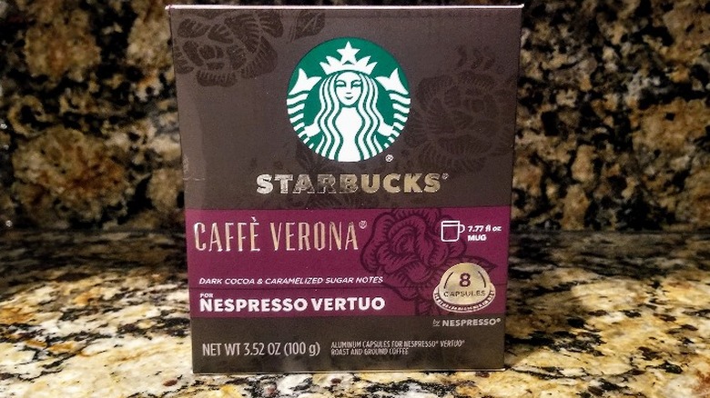 Starbucks Caffè﻿ Verona capsules package