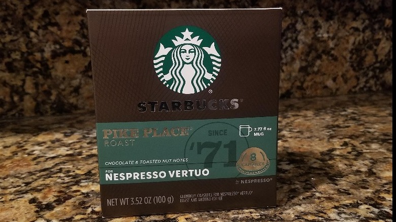Starbucks Pike Place capsules package