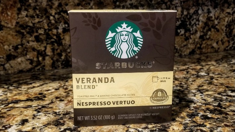 Starbucks Veranda capsules package