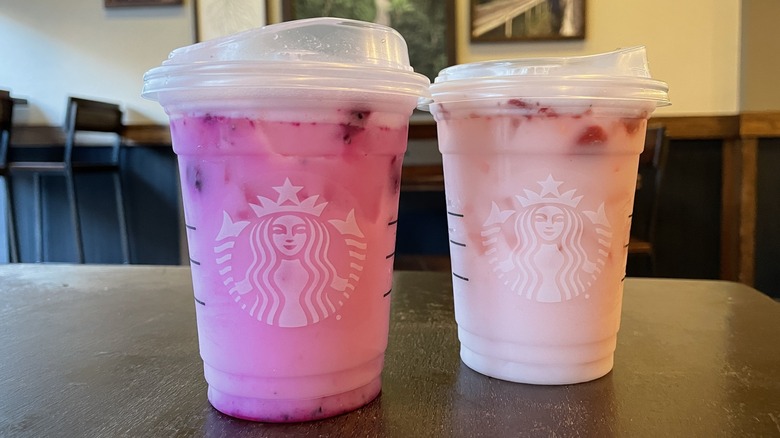 Dragon Drink and Pink Drink