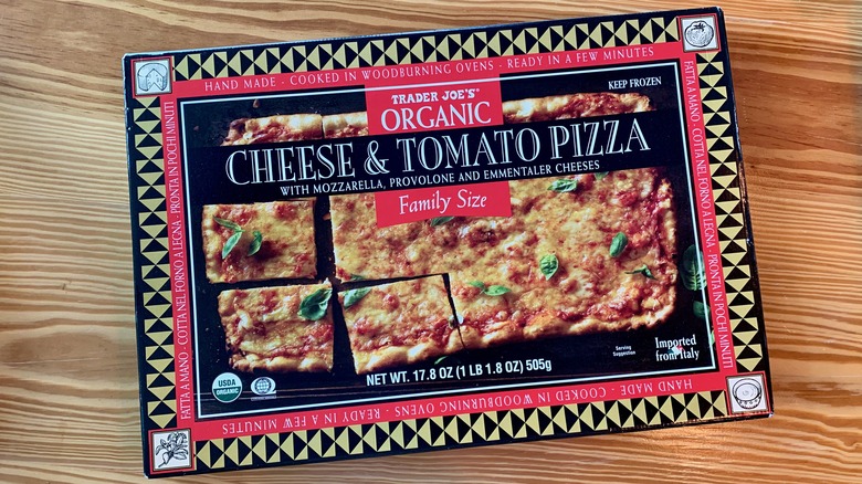 Trader Joe's Cheese and Tomato Pizza