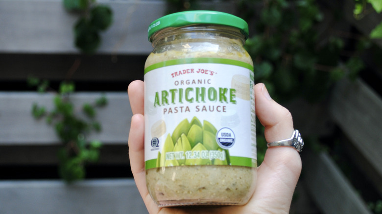 trader joe's organic artichoke pasta sauce