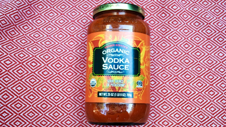 trader joe's organic vodka sauce