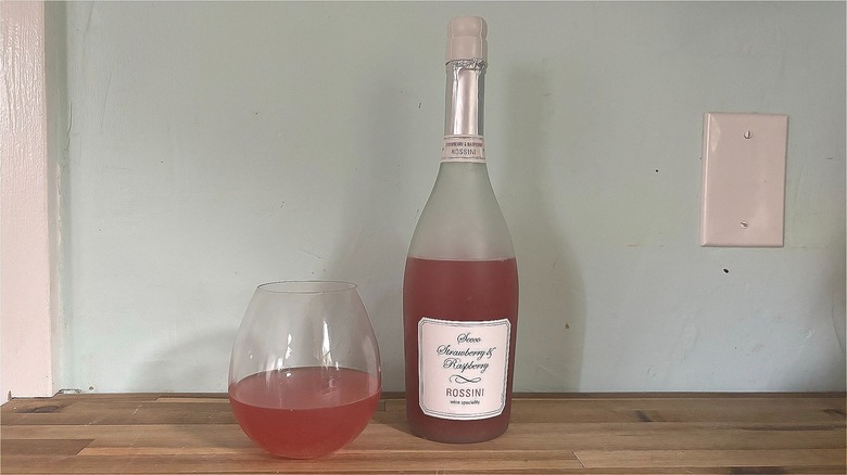 Trader Joe's strawberry raspberry bottle