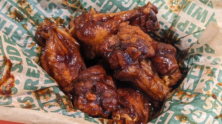 Wingstop Sweet BBQ Blaze wings