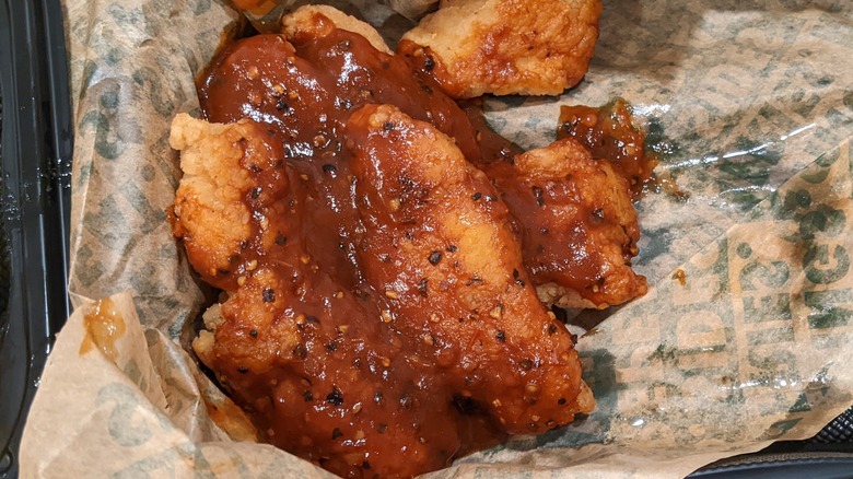 Wingstop Atomic boneless wings basket