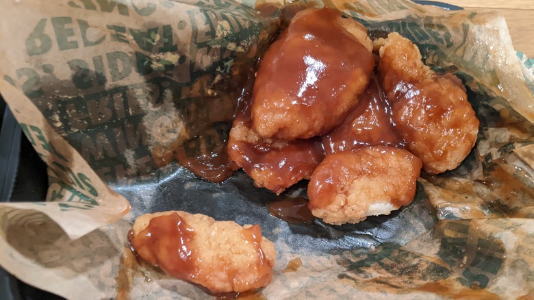 Wingstop Hawaiian boneless wings basket