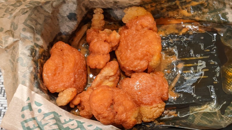 Wingstop Mild boneless wings basket