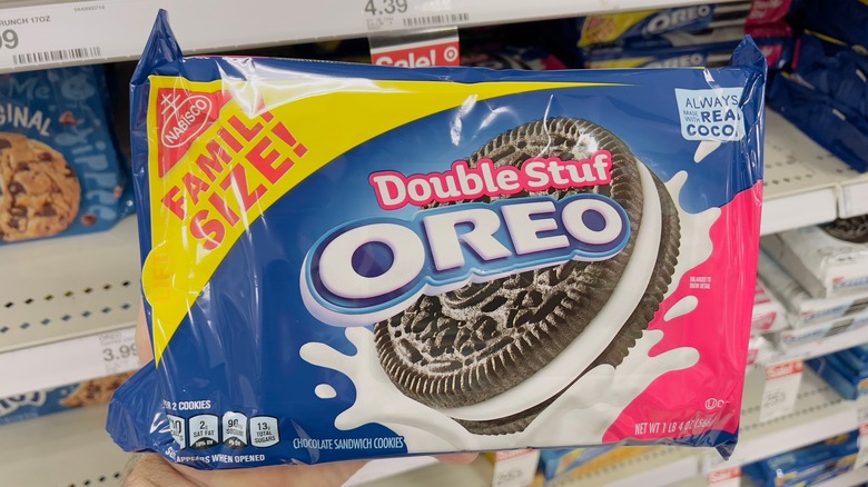 Pack of double-stuffed Oreos