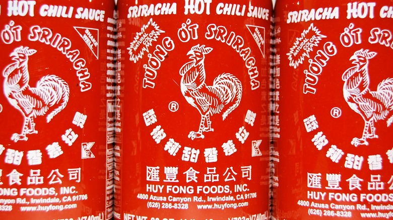 sriracha close up