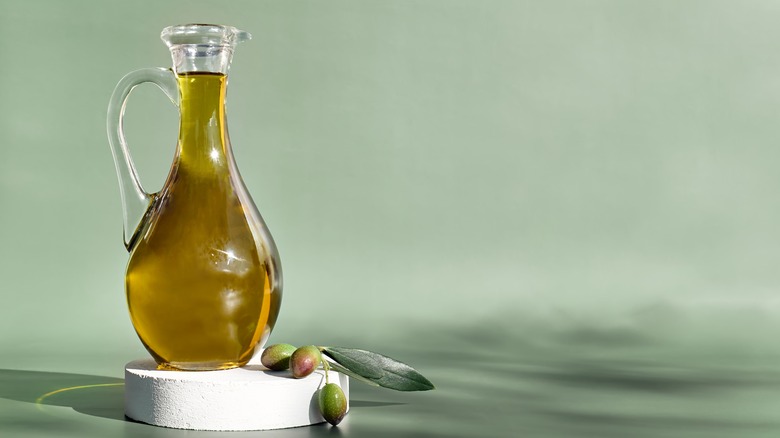 jug of olive oil