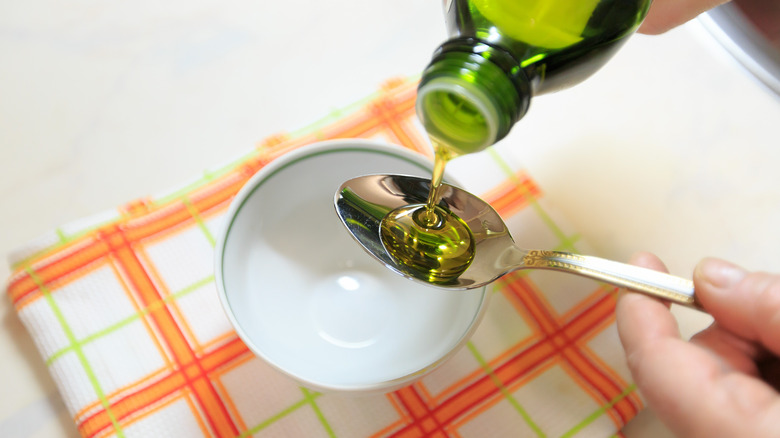 teaspoon of olive oil