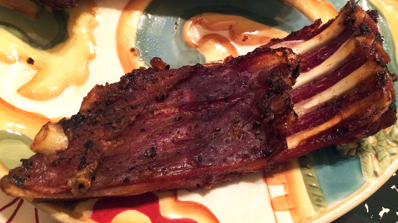 bbq alligator ribs