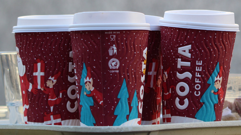 Costa Coffee Christmas cups