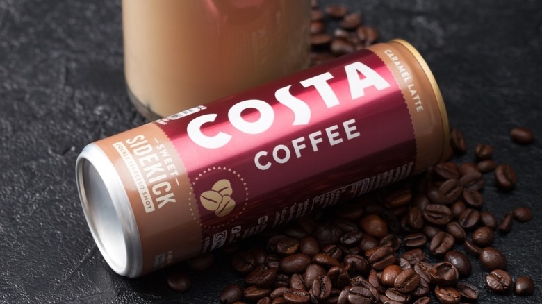 Costa coffee latte can