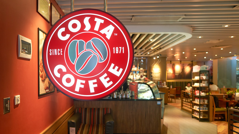 Costa Coffee shop interior