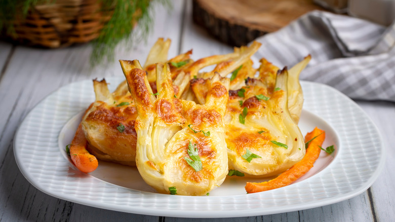 Roasted fennel dinner