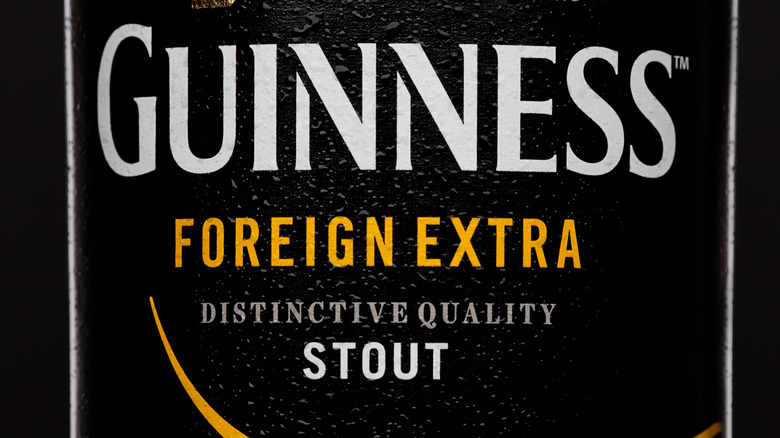 Guinness Foreign Extra Stout label