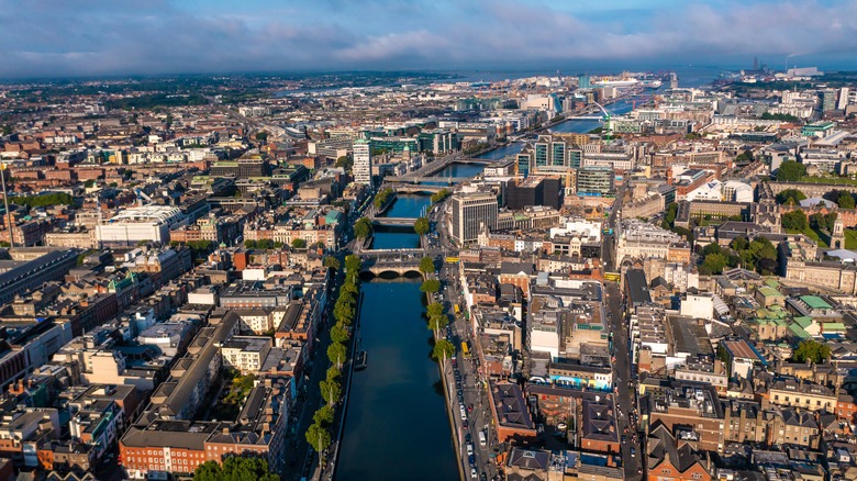 The Dublin skyline