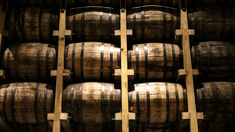 Whisky barrels