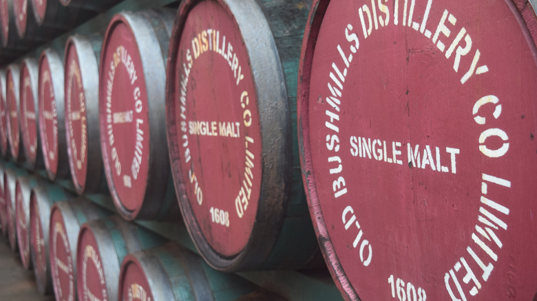 Bushmills barrels