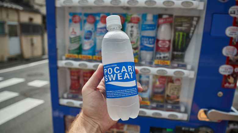 Bottle of Pocari Sweat