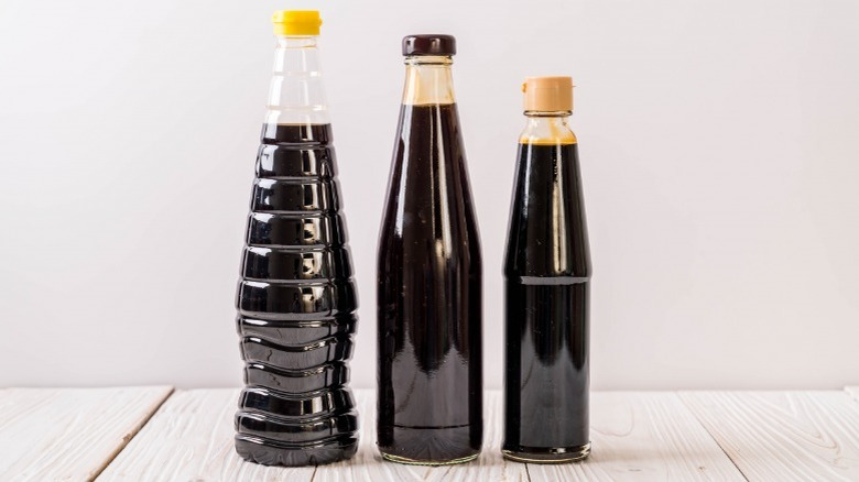 Bottles of fish sauce