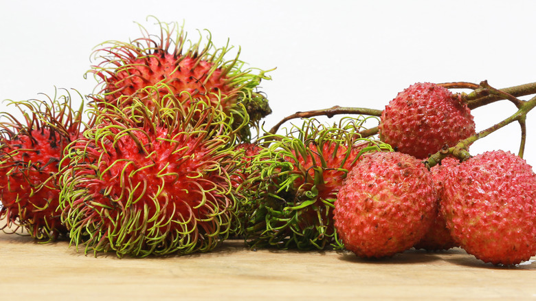 Rambutan and lychee