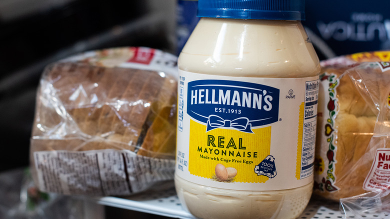 Jar of Hellmann's mayonnaise