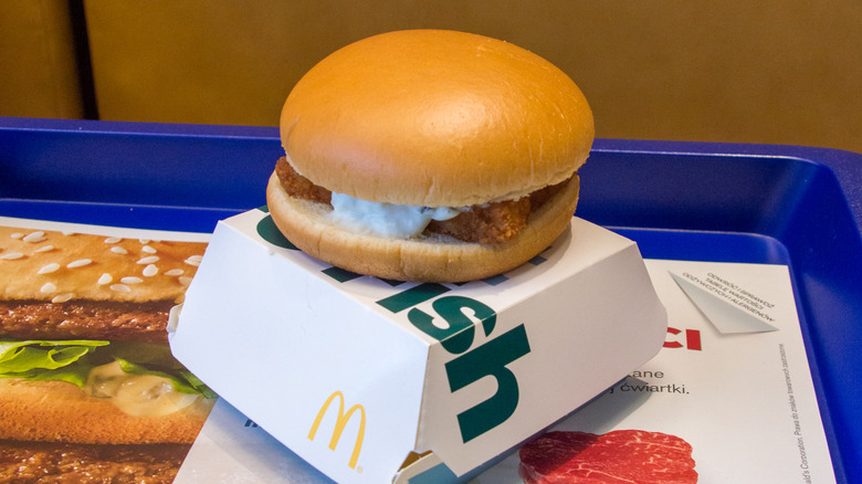 Filet-O-Fish with steamed bun