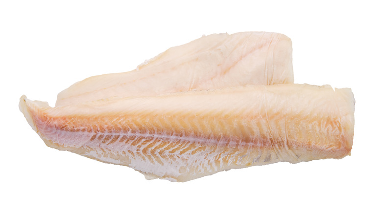 cod on white background