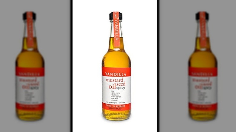 Bottle of Yandilla mustard oil