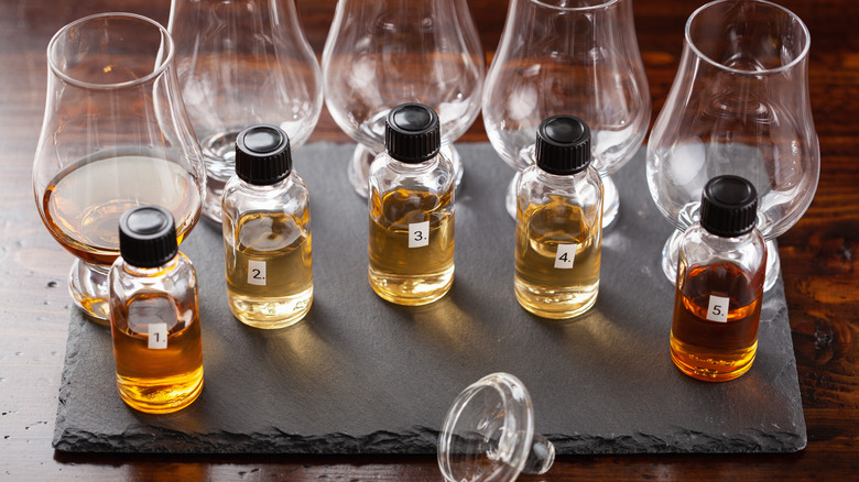 blind tasting whiskies