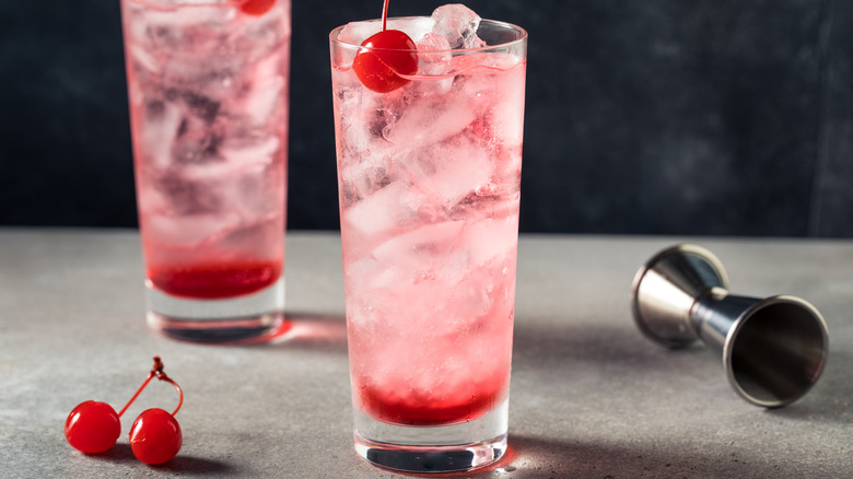 A Dirty Shirley cocktail