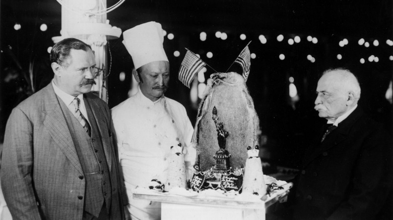 Auguste Escoffier and chefs