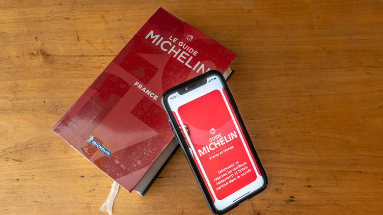 Michelin guidebook and app