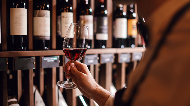 selecting wines