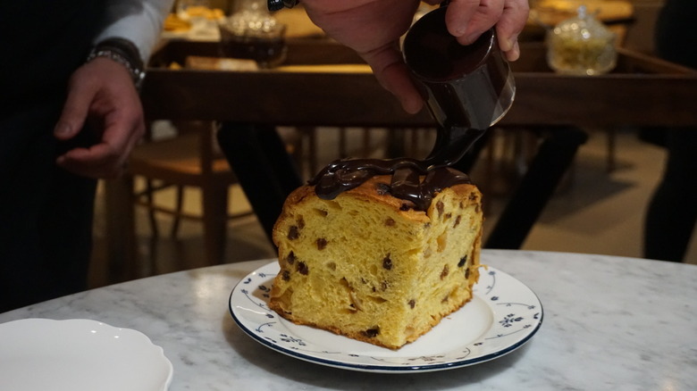 seasonal panettone dessert