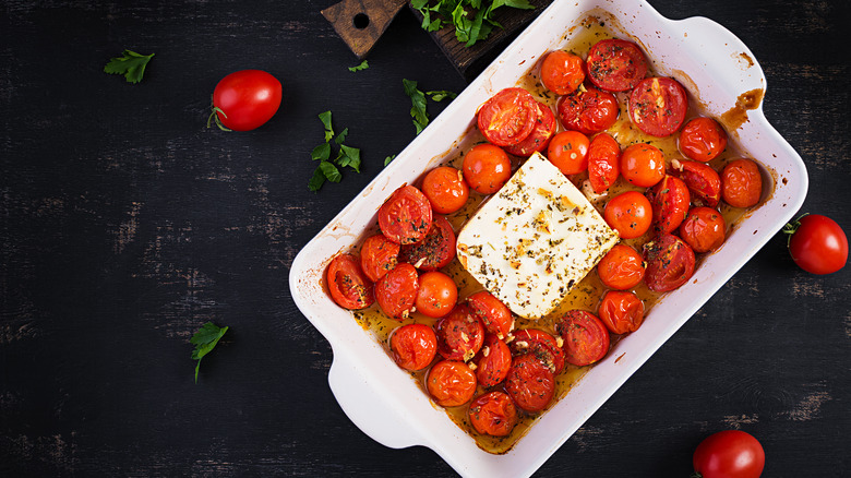 Feta and tomatoes