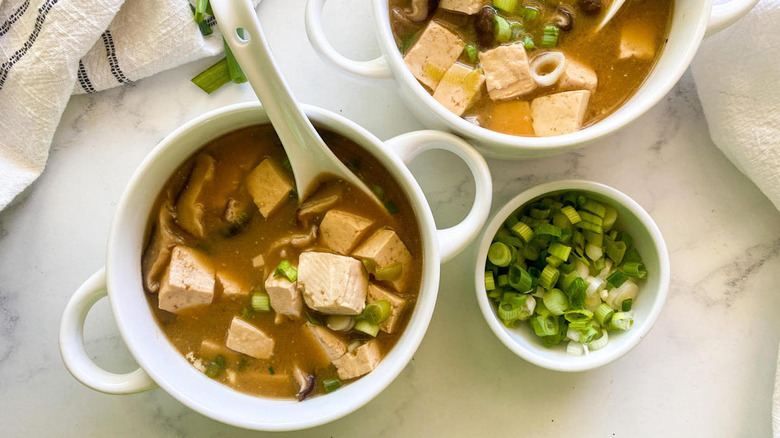 Extra Firm Tofu Is Key For A Mind-Blowing Miso Soup