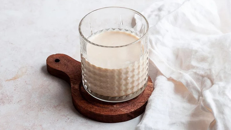 White Russian in old-fashioned glass