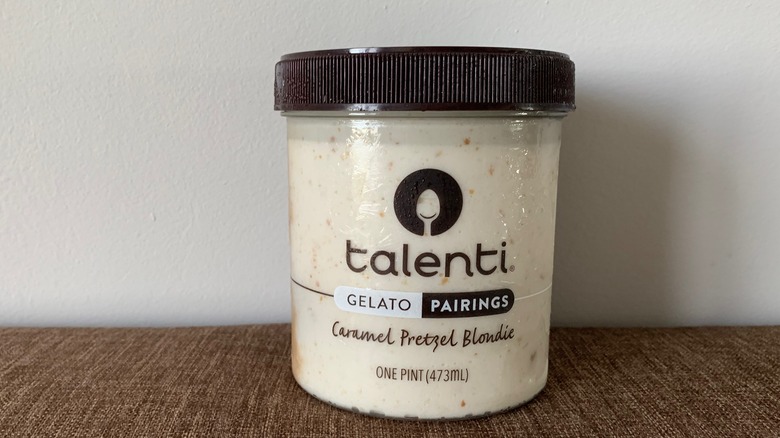 Talenti Caramel Pretzel Blondie Gelato