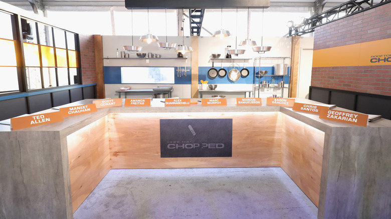 chopped TV set