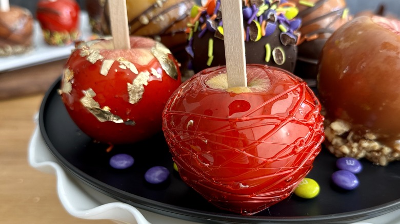 Candy apples three ways